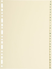 Exacompta Nature future elválasztólapok kartonból, A-Z, 26 db