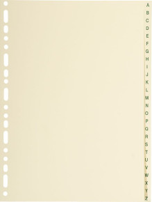 Exacompta Nature future elválasztólapok kartonból, A-Z, 26 db