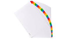 Exacompta elválasztólapok kartonból, A4, 1-31