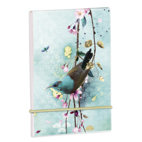 CLF jegyzettömb (8x11,5 cm, 50lap) gumis, 4-féle, Sakura 2020