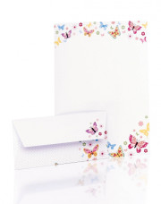 Rössler levélpapírszett (10db levélpapír+10db boríték) pillangós