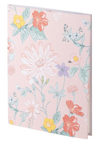 Rössler levélpapírszett (10db levélpapír+10db boríték) virágos, Coral Flowers (2)