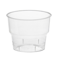 Papstar Pohár, PS (1dl, 6,5x5,1 cm, 15db) glasklar /15