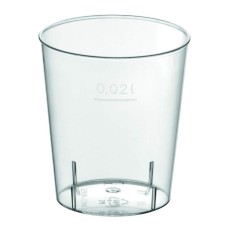 Papstar Pálinkáspohár, PS (2cl, 3,9x4,1 cm, 40db) átlátszó /30