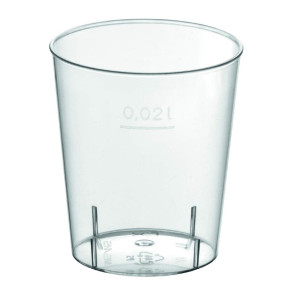 Papstar Pálinkáspohár, PS (2cl, 3,9x4,1 cm, 40db) átlátszó /30