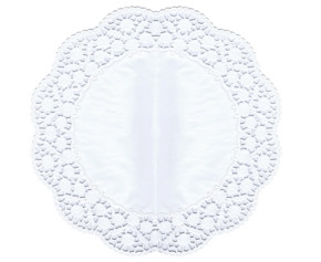 Papstar tortaalátét kerek (36cm, 6db) fehér /25