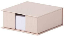 Rössler Soho jegyzettömb tartó (11x11x4,7 cm) powder/púder