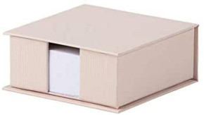 Rössler Soho jegyzettömb tartó (11x11x4,7 cm) powder/púder