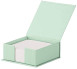 Rössler Soho jegyzettömb tartó (11x11x4,7 cm) mint/mentazöld