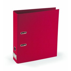 Rössler Soho iratrendező (8 cm, címketartóval) piros