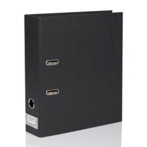 Rössler Soho iratrendező (8 cm, címketartóval) fekete