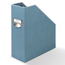 Rössler Soho iratpapucs (11,5 cm, fém fogóval) denim/farmerkék