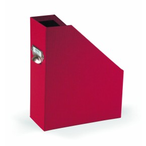 Rössler Soho iratpapucs (11,5 cm, fém fogóval) piros