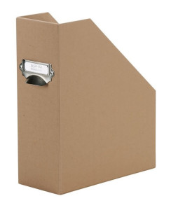 Rössler Soho iratpapucs (11,5 cm, fém fogóval) kraft