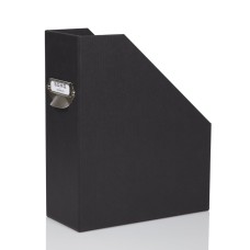 Rössler Soho iratpapucs (11,5 cm, fém fogóval) fekete