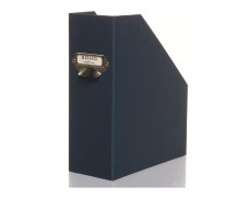 Rössler Soho iratpapucs (11,5 cm, fém fogóval) navy/sötétkék
