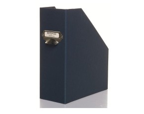Rössler Soho iratpapucs (11,5 cm, fém fogóval) navy/sötétkék