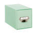 Rössler Soho fiókos doboz CD (14x26x15,4 cm, fém fogóval) mint/mentazöld