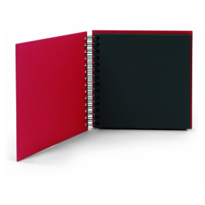 Rössler Soho fotóalbum (18x18 cm, 30 lap, spirálos) piros