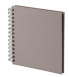 Rössler Soho fotóalbum (18x18 cm, 30 lap, spirálos) taupe