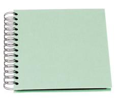 Rössler Soho fotóalbum (18x18 cm, 30 lap, spirálos) mint/mentazöld