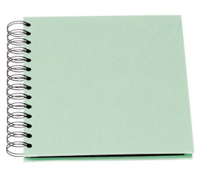 Rössler Soho fotóalbum (18x18 cm, 30 lap, spirálos) mint/mentazöld