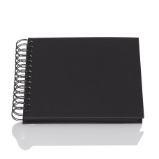 Rössler Soho fotóalbum (18x18 cm, 30 lap, spirálos) fekete