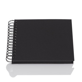 Rössler Soho fotóalbum (18x18 cm, 30 lap, spirálos) fekete