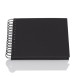 Rössler Soho fotóalbum (18x18 cm, 30 lap, spirálos) fekete