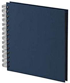 Rössler Soho fotóalbum (18x18 cm, 30 lap, spirálos) navy/sötétkék