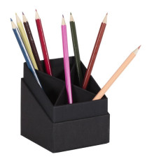 Rössler Soho asztali tolltartó, fekete