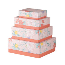 Rössler ajándékdoboz (25,8x23,8x11 cm) virágos, Coral Flowers (2) (13431913004)