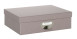 Rössler Soho tárolódoboz fém fogóval (25x33x10 cm) taupe/szürkésbarna