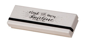 Rössler tolltartó (5,5x20x3 cm, gumis) Create your... Fehér, Display(fehér)