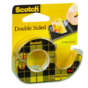 3M Scotch kétoldalas ragasztószalag adagolóval (12 mm x 6,3 m) 7100093103 /12