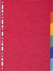 Exacompta elválasztó lap, A4, 6db/csomag