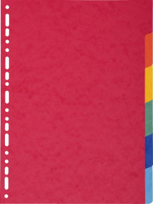 Exacompta elválasztó lap, A4, 6db/csomag