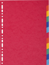 Exacompta elválasztó lap, A4, 12db/csomag