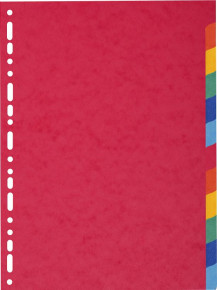 Exacompta elválasztó lap, A4, 12db/csomag