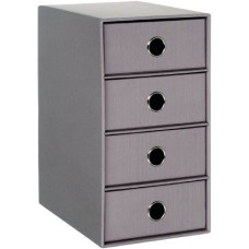 Rössler Soho tárolódoboz (17,5x31x25 cm, 4 fiókos) taupe/szürkésbarna