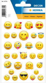 Herma matrica, vicces emojik, 3lap/csomag /10