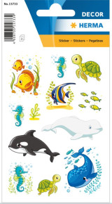 Herma matrica, tengeri állatok, 3lap/csomag /10