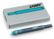 LAMY töltőtoll tintapatron (5db), türkiz, T10