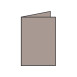 Rössler A/6 karton, 2 részes (10,5x14,8 cm, 220 g) taupe/szürkésbarna