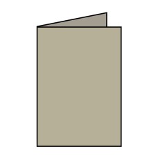 Rössler B/6 karton, 2 részes (12/24x16,9 cm, 220 g) metál taupe