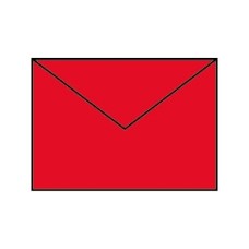 Rössler B/6 boríték (12,5x17,6 cm, 100 g) paradicsom