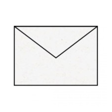 Rössler B/6 boríték (12,5x17,6 cm, 100 g) metál márvány fehér