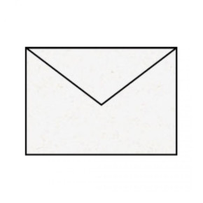 Rössler B/6 boríték (12,5x17,6 cm, 100 g) metál márvány fehér