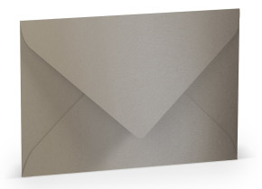 Rössler B/6 boríték (12,5x17,6 cm, 100 g) metál taupe