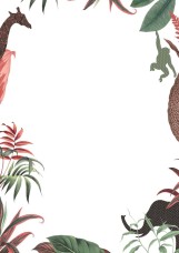 Rössler A/4 design lev.papír, Wild Life, Afrika,